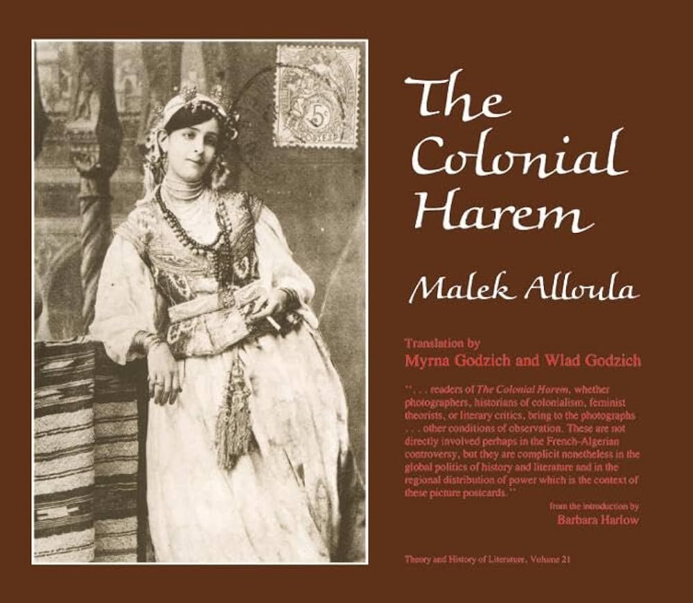 غلاف كتاب The Colonial Harem لمالك علولة